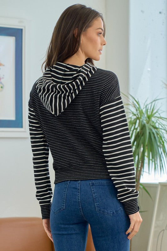 Asymmetrical Fleece Hoodie