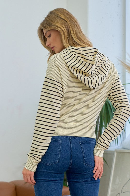 Asymmetrical Fleece Hoodie
