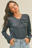Cuff Sleeve Blouse