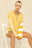 Relaxed Fit Contrast Sweater