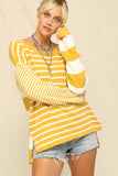 Relaxed Fit Contrast Sweater