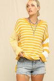 Relaxed Fit Contrast Sweater