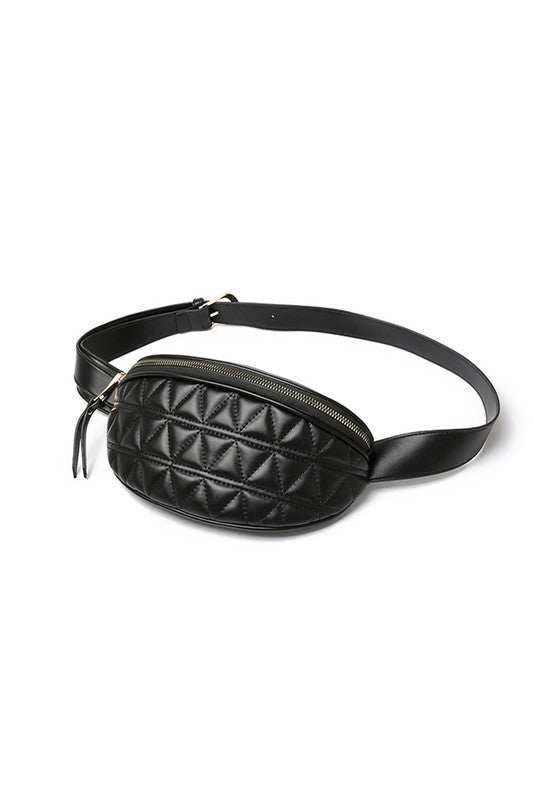 Impeccable Taste Quilted Belt Bag- Black – The Pulse Boutique