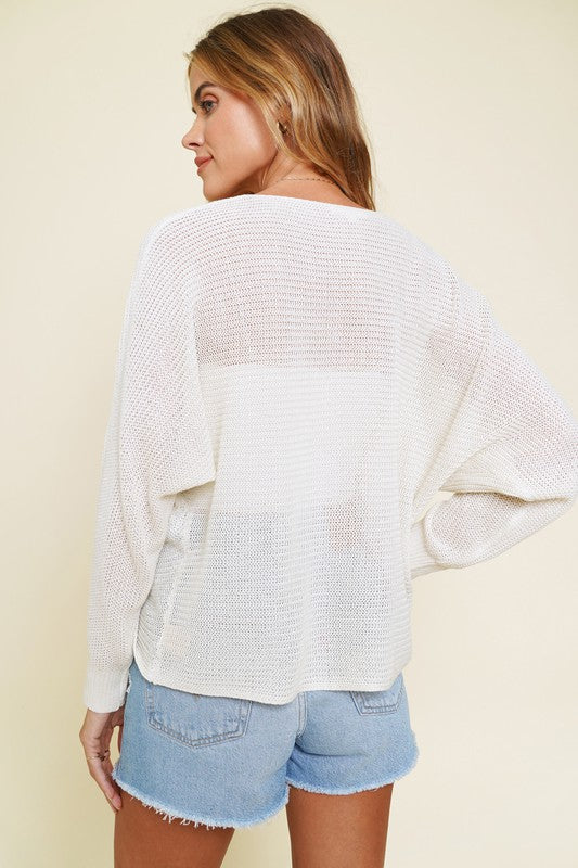 Twist Front Sweater
