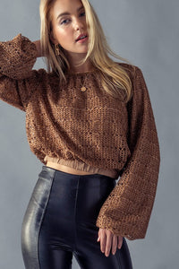 Glitter Long Sleeve Top