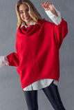 Dolman Cowl Neck Tunic