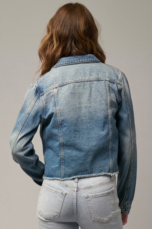 Cropped Denim Jacket
