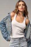 Cropped Denim Jacket