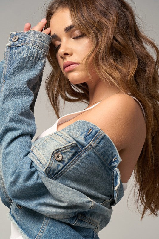 Cropped Denim Jacket