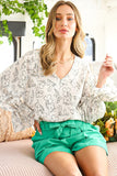 Floral Print Woven Blouse