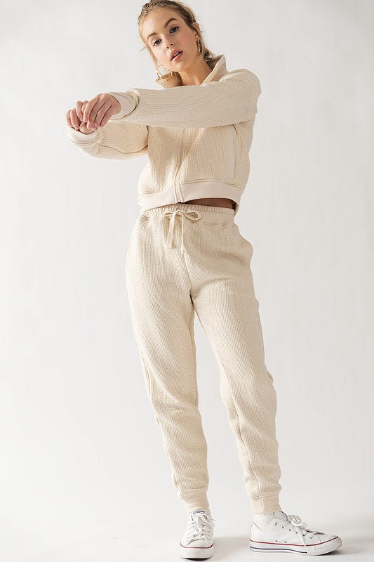 Easy Fit Quilted Jogger and Top Separates