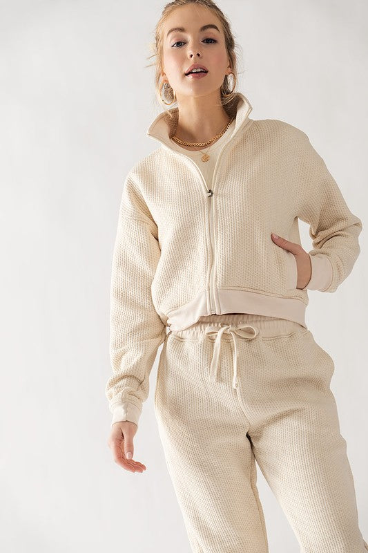 Easy Fit Quilted Jogger and Top Separates