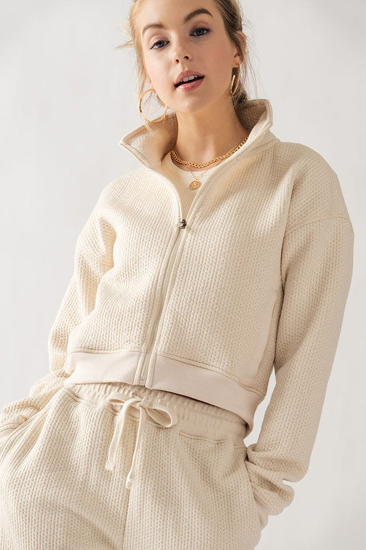 Easy Fit Quilted Jogger and Top Separates