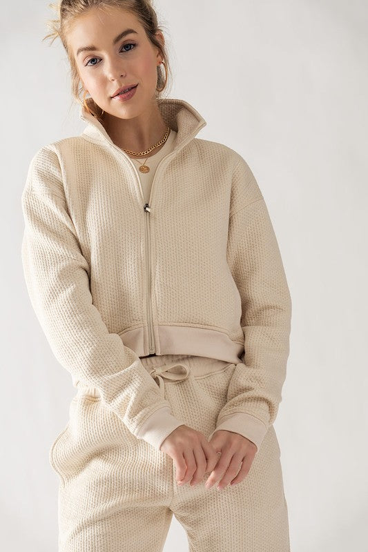 Easy Fit Quilted Jogger and Top Separates