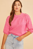 Pearl Round Neck Sweater