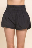 Bold Waistband Active Shorts