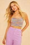 Multi Color Cropped Cami