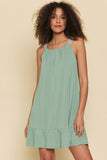 Chiffon Tie Modal Dress