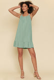 Chiffon Tie Modal Dress