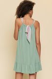 Chiffon Tie Modal Dress