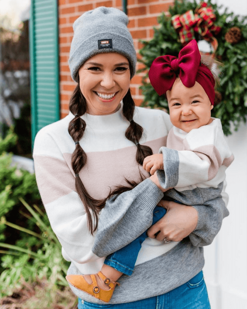 Stripe Sweater Mom and Me