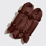 XL Satin Heatless Curling Set - Chocolate