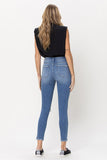 Distressed High Rise Skinny Jeans