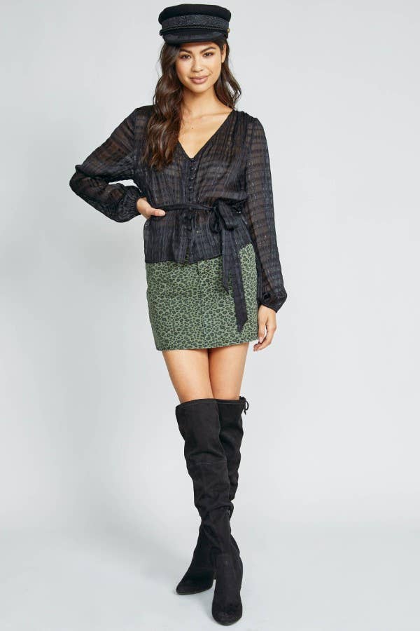 Night Moves Mini Skirt