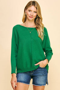 Boatneck Sweater Pullover