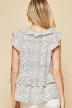 All in Ruffles Top
