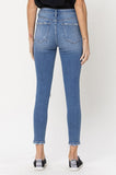 Distressed High Rise Skinny Jeans
