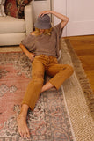 High Rise Crop Denim