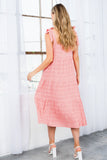 Gingham Print Dress