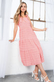 Gingham Print Dress