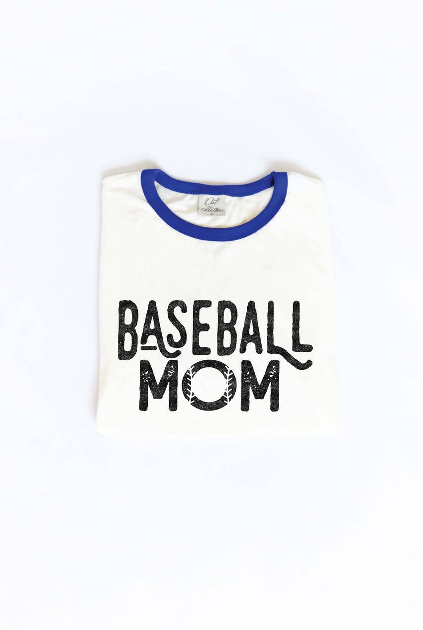 Baseball Mom Ringer T-Shirt