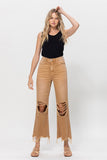 90s Vintage Crop Flare Jeans