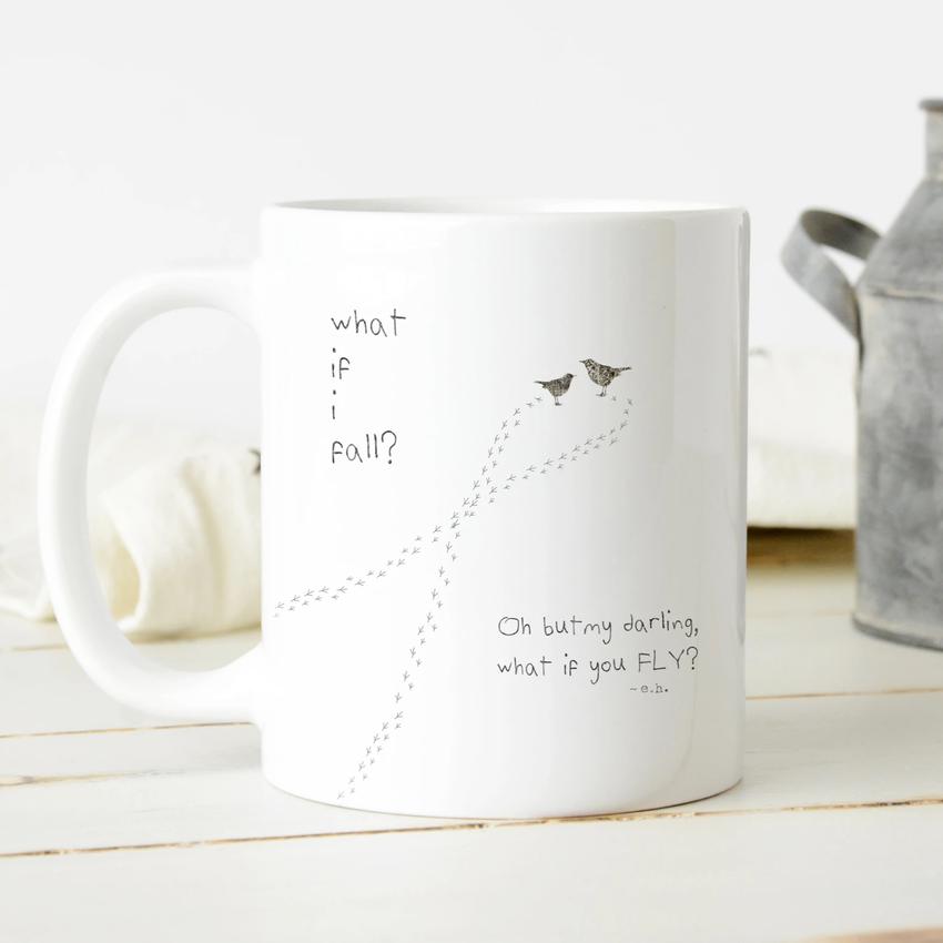 What If I Fall What if You Fly - Mug