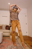 High Rise Crop Denim