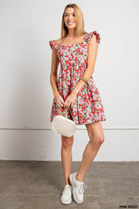 Floral Tiered Dress
