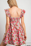Floral Tiered Dress