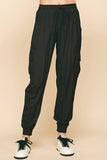 Woven Cargo Pants Black