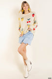Fruit Print Sweater