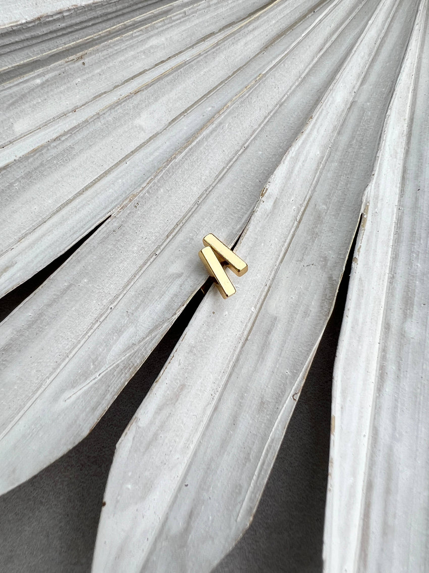 Gold Bar Earrings