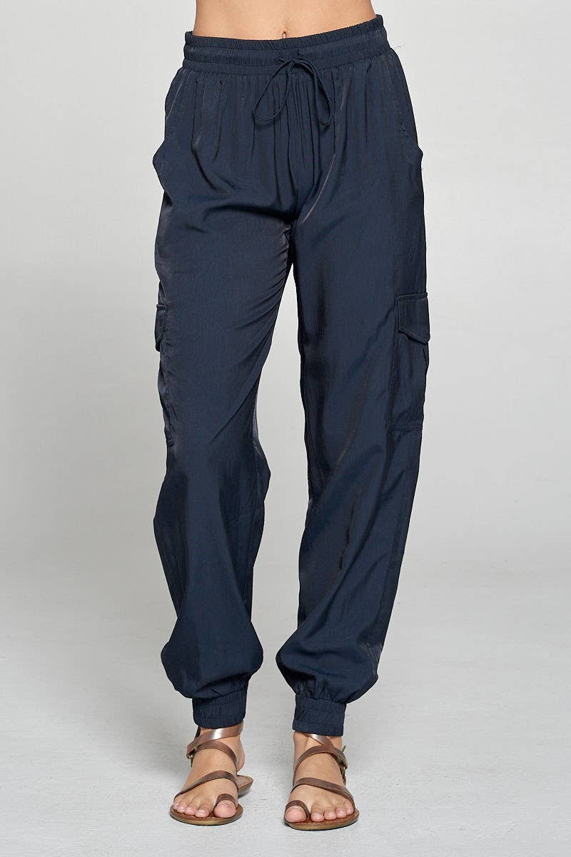 Woven Cargo Pants Deep Navy