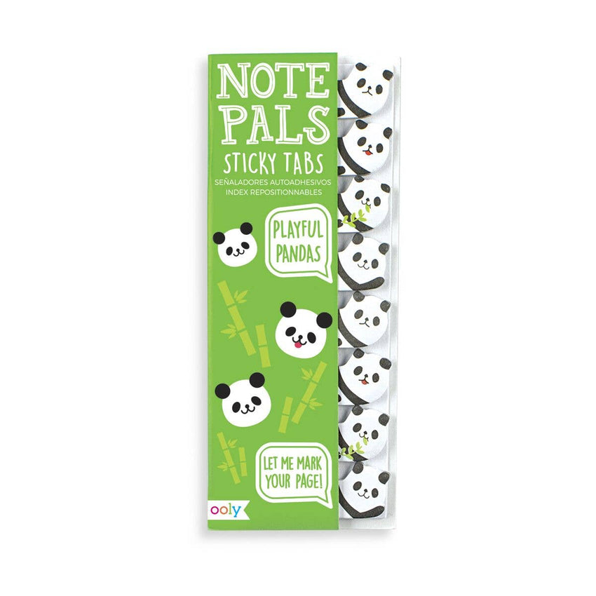 Note Pals Sticky Tabs: Playful Pandas