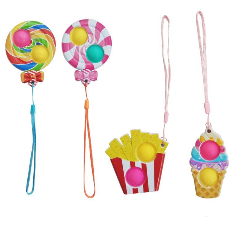 Mini  Bubble Push Pop with Strap