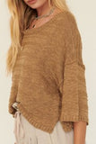 Boat Neck Casual Sweater