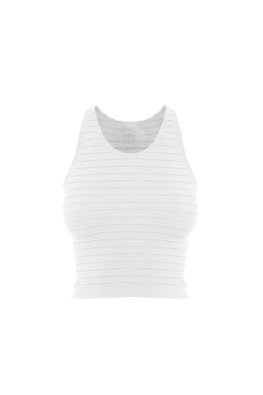 Seamless Ribbed Cropped Tank