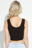 Sleeveless Scoop Neckline Tank Top